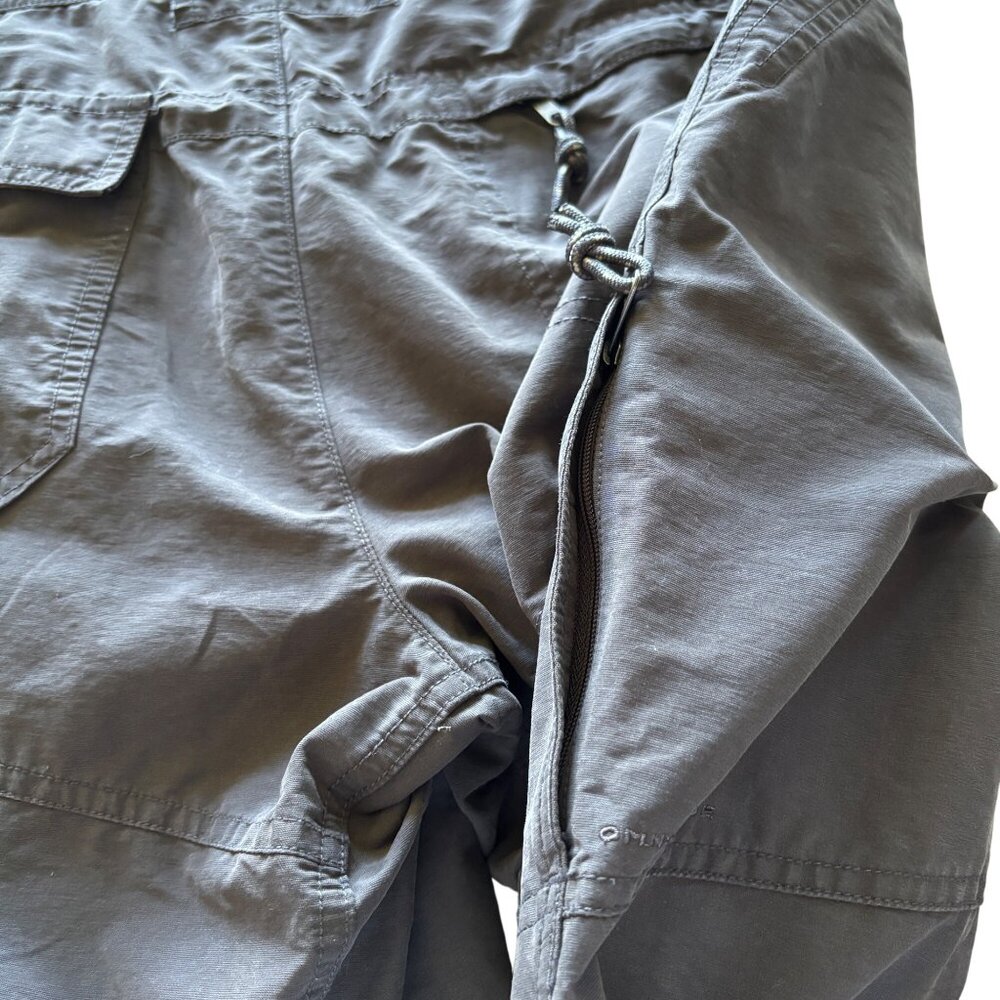 Columbia Men's Dark Gray Hiking Pants Size 36 x 30 Omni Shade Zip Pockets - Picture 8 of 10